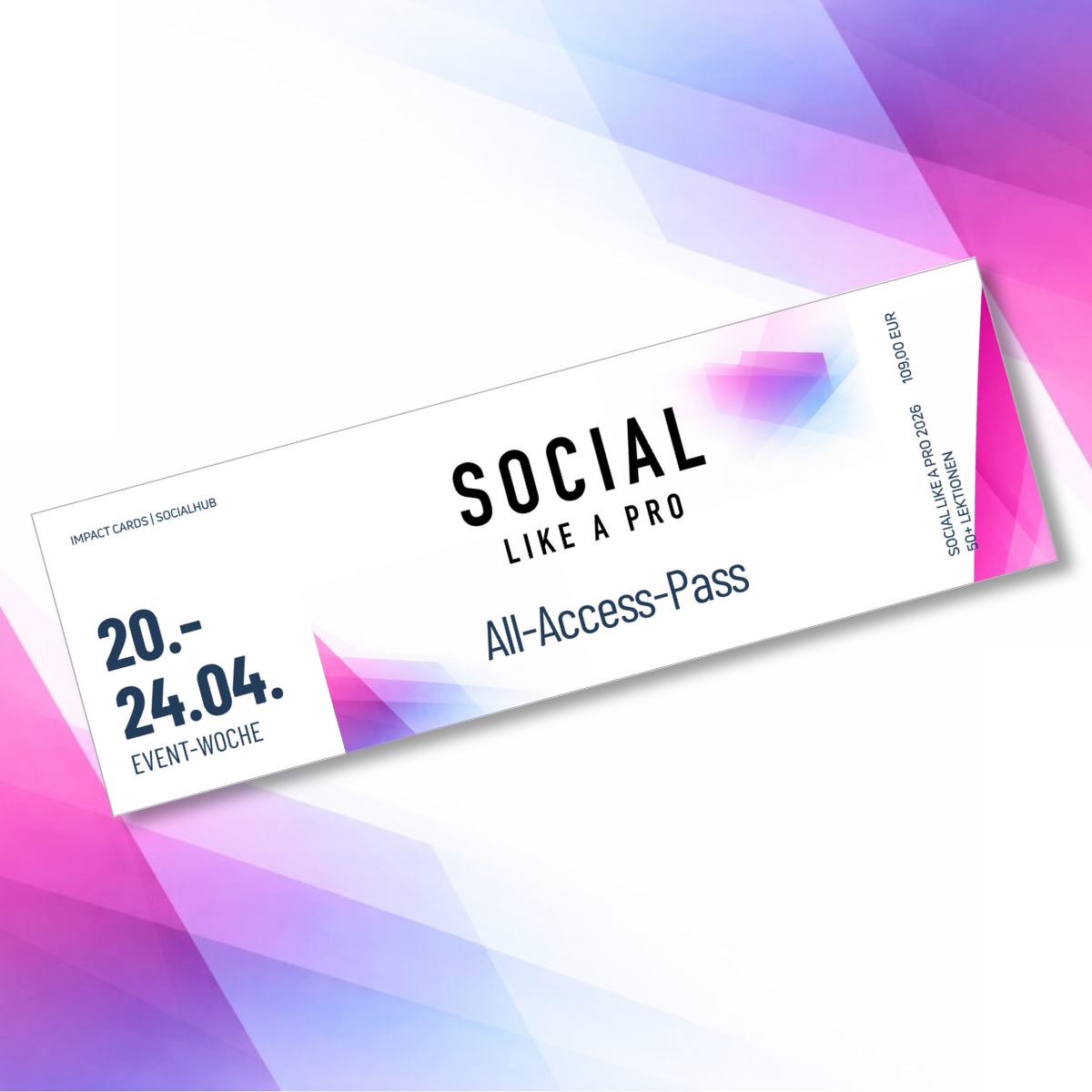 Social like a pro - All-Access-Pass